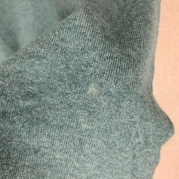 🚨SOLD🚨MAGNIN 100% Cashmere Men’s Size Large Green Crew Neck Pullover - Picture 9 of 12